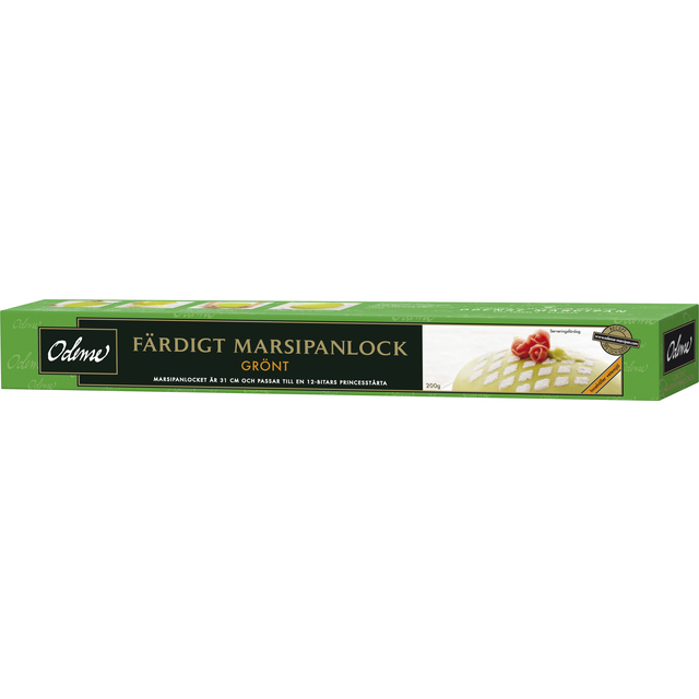 Odense Marsipanlock Gront Ready Rolled Marzipan Cake Cover, Green
