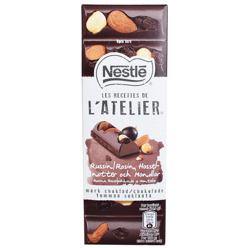 Choklad Russin, Hasselnötter & Mandlar 100g - 40% rabatt