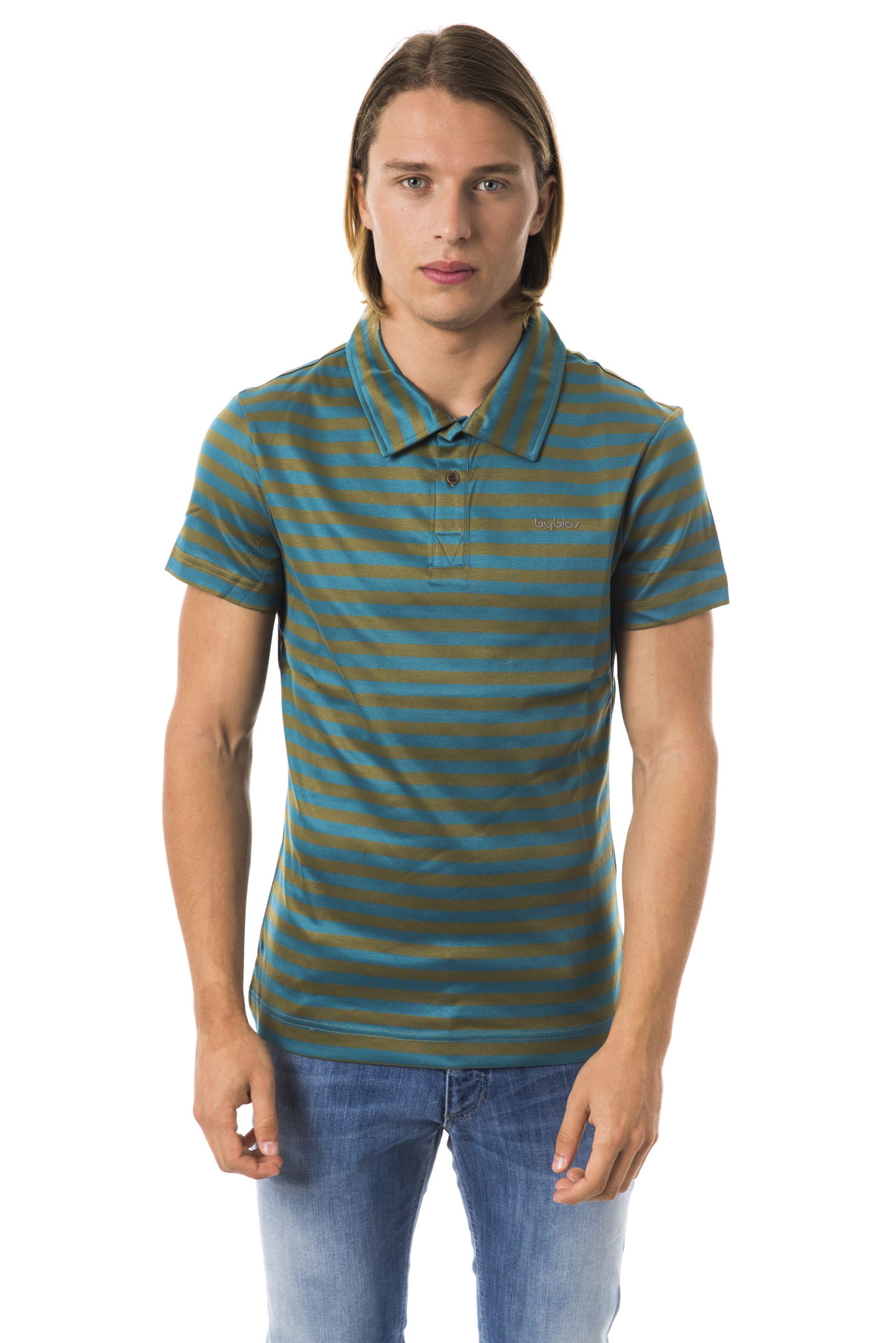 BYBLOS Men's Verdone Polo Shirt Green BY997226 - L