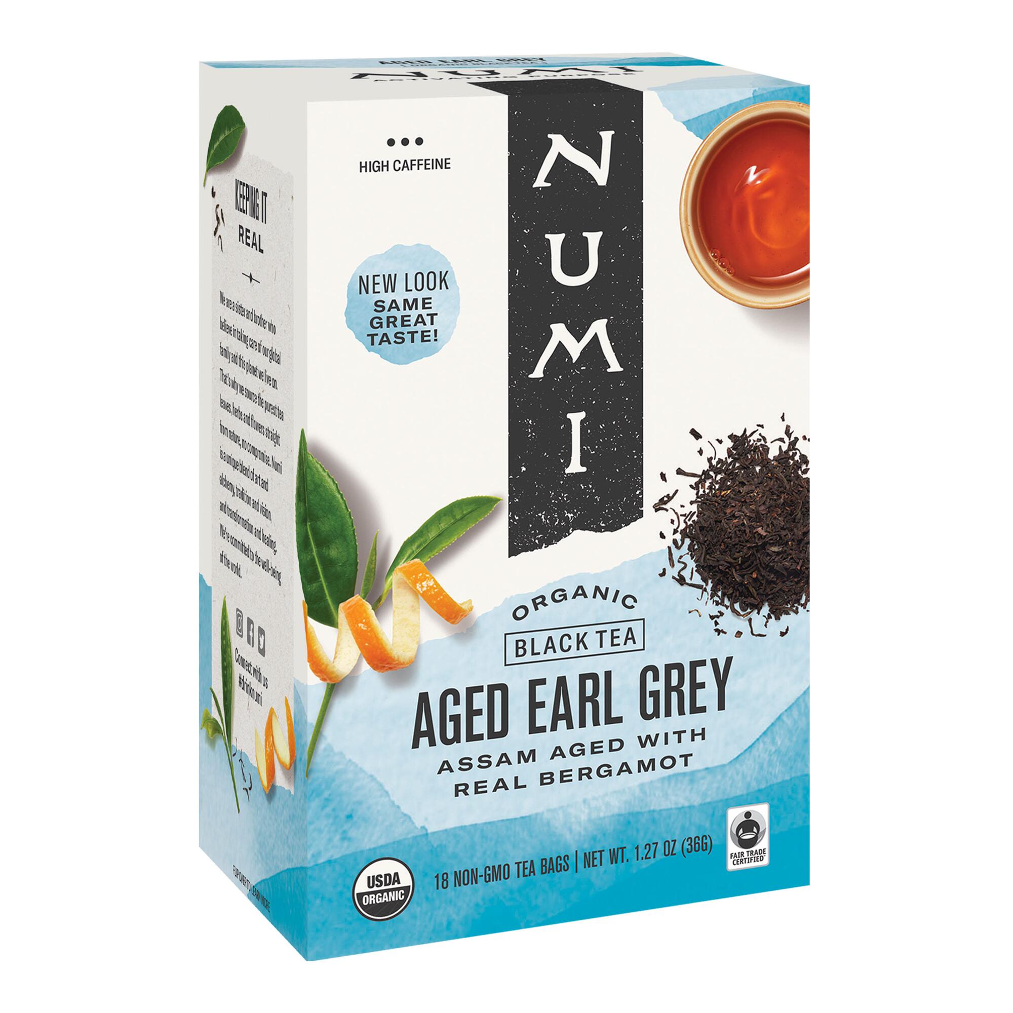 Numi Organic Aged Earl Grey Tea 18 Count by World Market