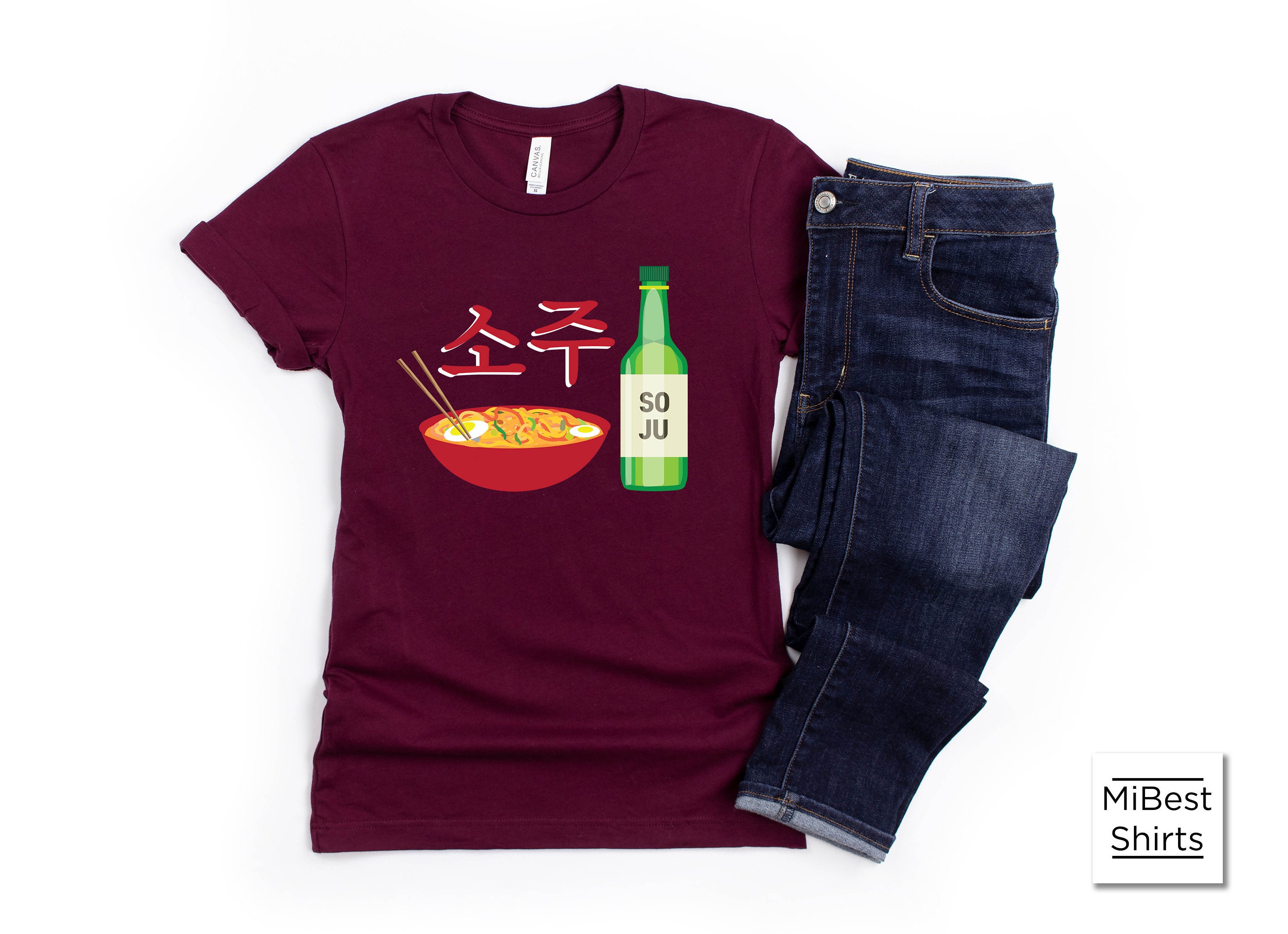 Soju Lover T-Shirt - Funny Alcohol Shirt For Men Korean Wine Gift