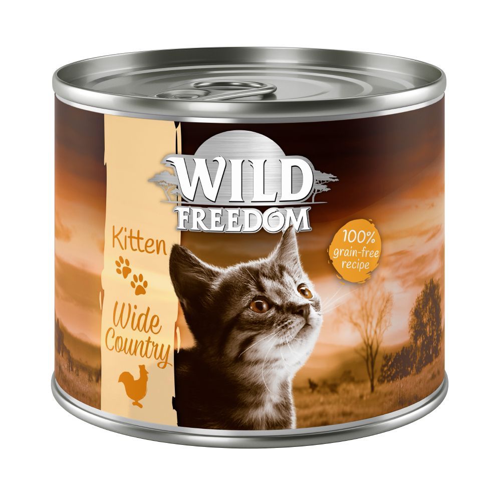 Wild Freedom Kitten Mixed Trial Pack - 6 x 200g