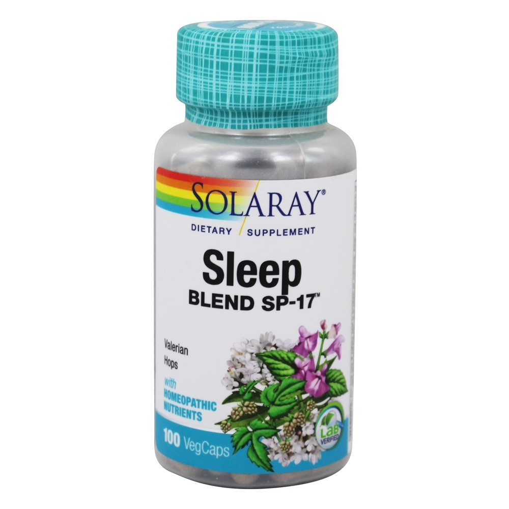Solaray - Sleep Blend SP-17 - 100 Vegetarian Capsules