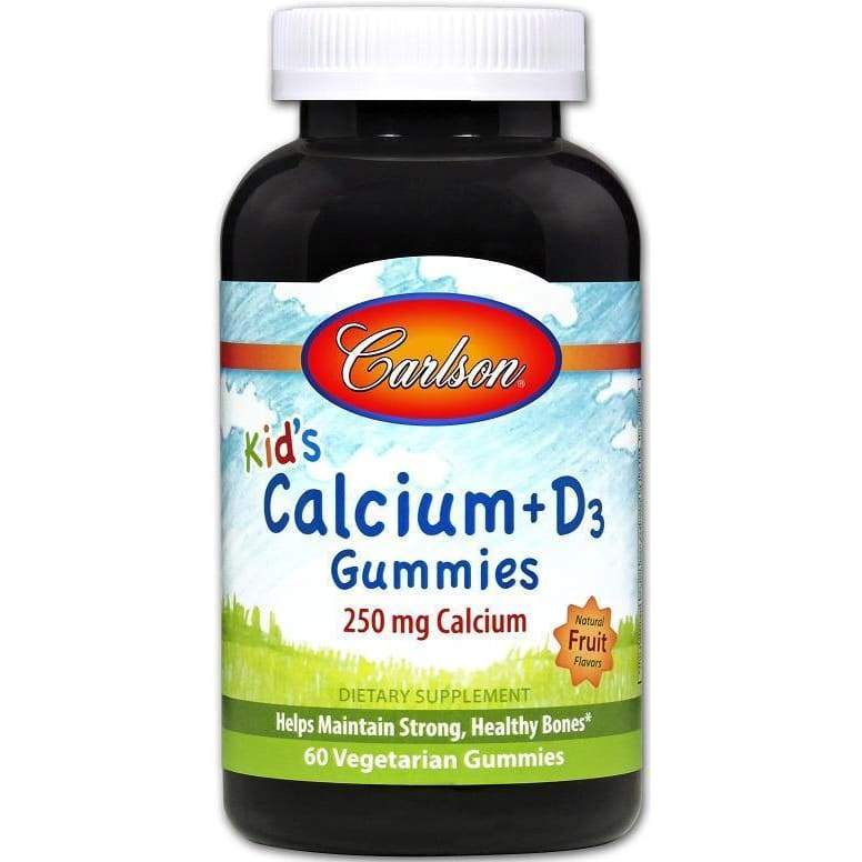 Kid's Calcium + D3 Gummies, Natural Fruit - 60 vegetarian gummies