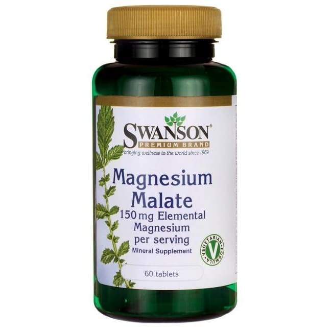 Magnesium Malate, 150mg Elemental Magnesium - 60 tablets