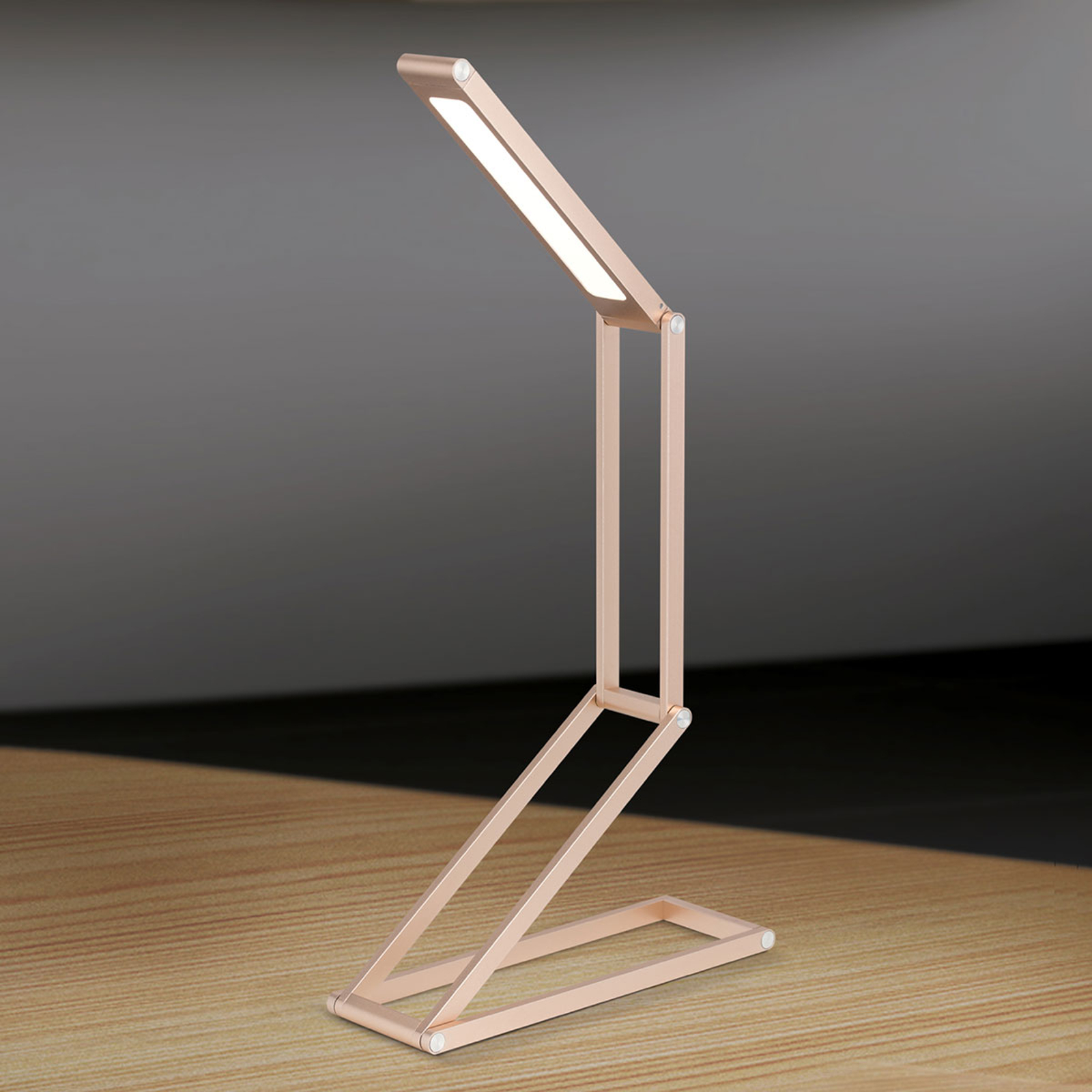 Käytännöllinen LED-pöytälamppu Falto, akku