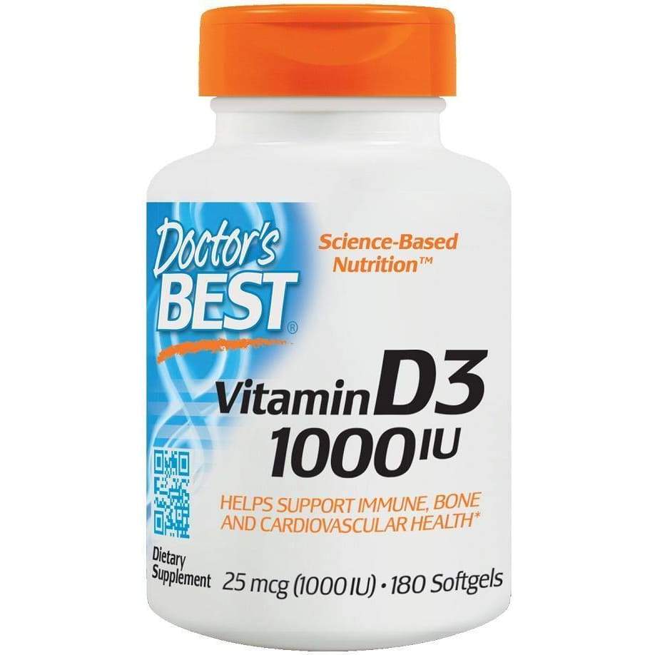 Vitamin D3, 1000 IU - 180 softgels