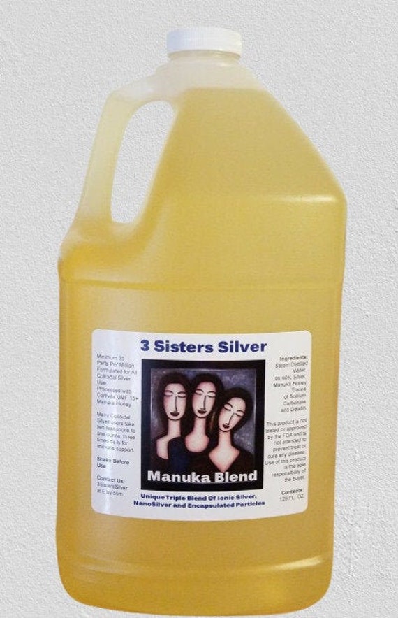 3Ss-Manuka Blend 20 Ppm Colloidal Silver-Gallon
