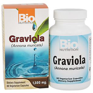 Graviola (Annona muricata) - 1,500 MG (60 Vegetarian Capsules)