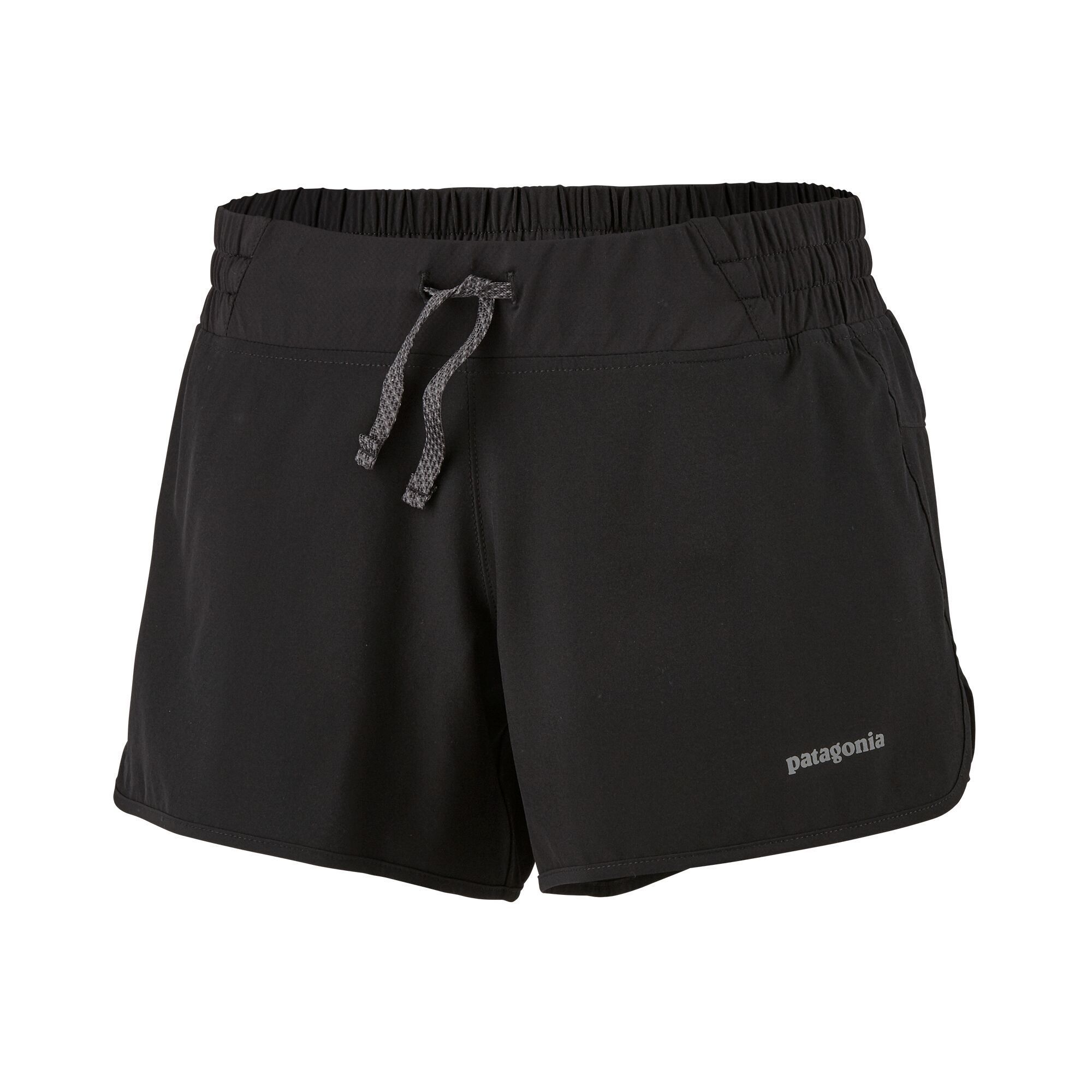 Patagonia Women's Nine Trails Shorts - 4" - Recycled Polyester, Black / S