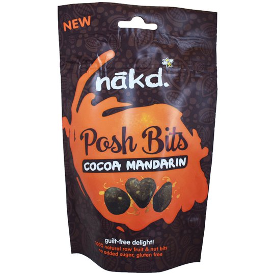 Pähkinäraakapalasia "Cocoa Mandarin" 130g - 40% alennus