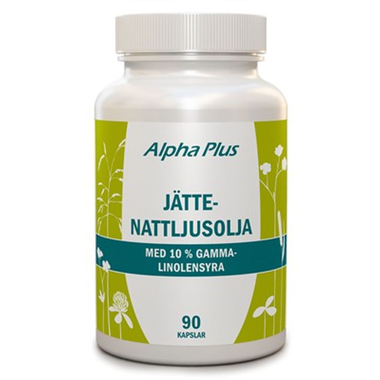 Alpha Plus Jättenattljusolja 90 kapslar