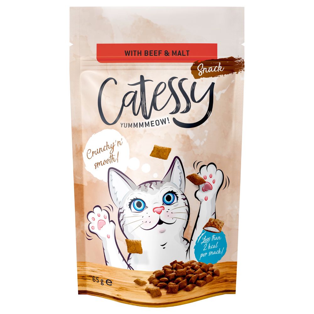 Catessy Crunchy Snacks 65g - Poultry, Cheese & Taurine