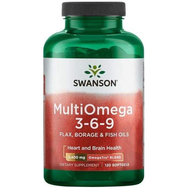 MultiOmega 3-6-9 - Flax & Borage & Fish Oils - 120 softgels