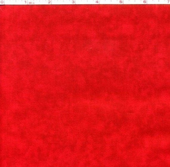 Bright Red Quilter's Blender 100% Cotton Fabric