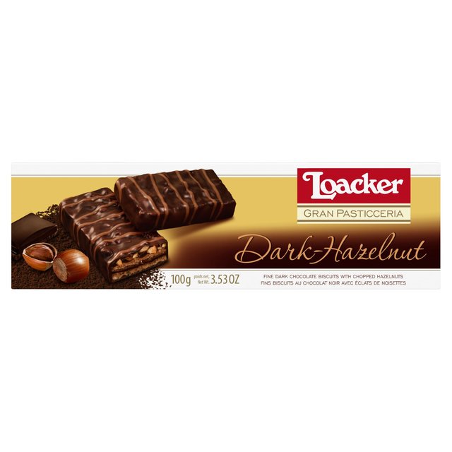 Loacker Dark Chocolate Hazelnut Biscuits
