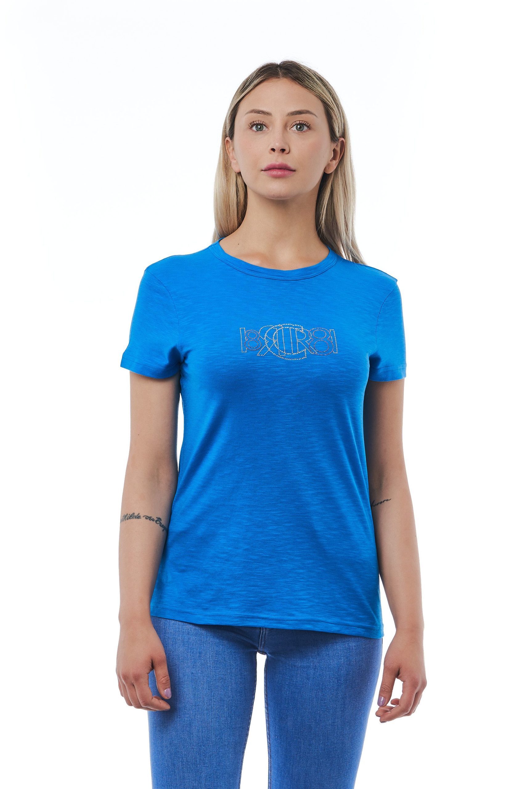 Cerruti 1881 Women's Blutte T-Shirt Light Blue CE1410181 - M