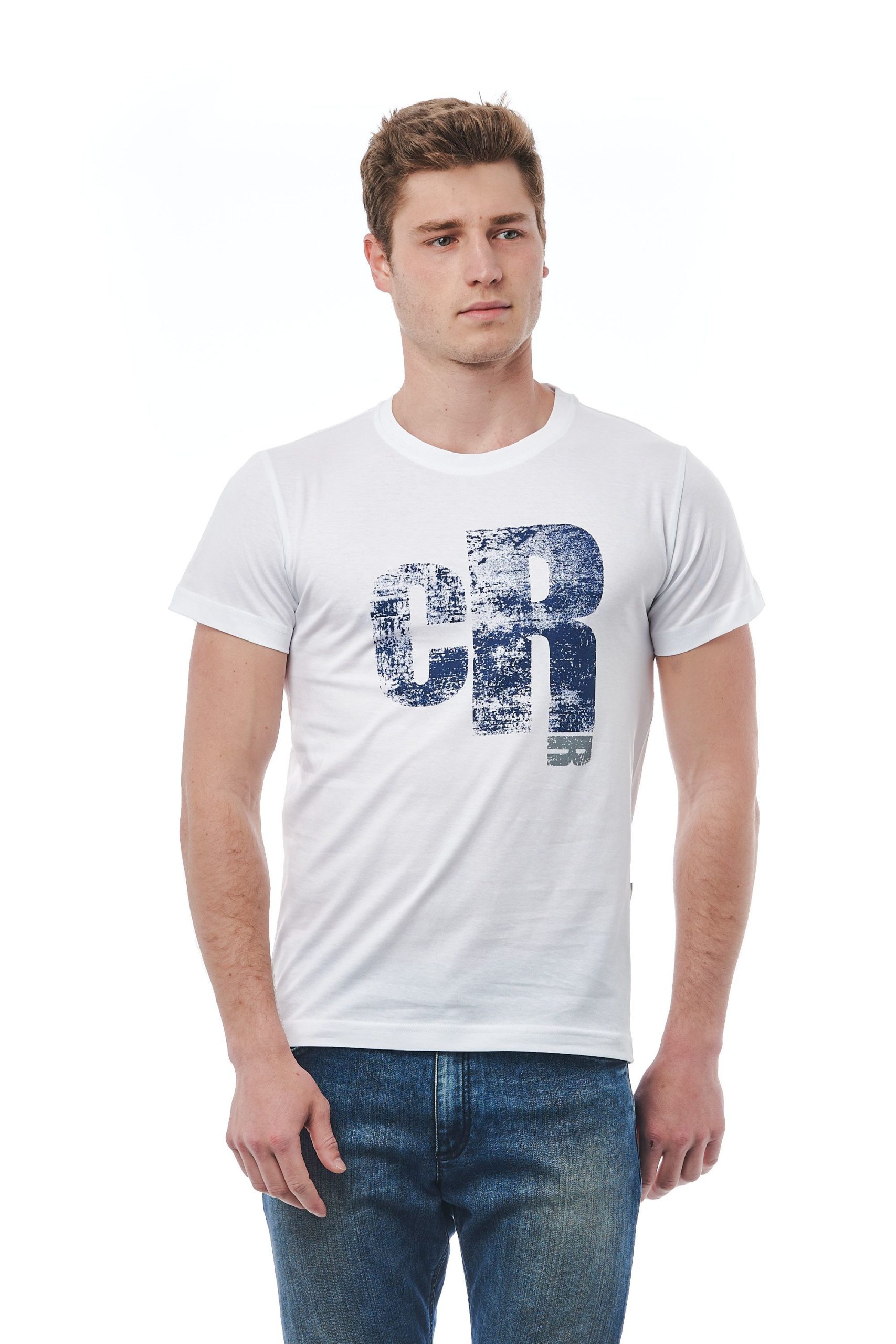 Cerruti 1881 Men's Bianco T-Shirt White CE1410072 - L