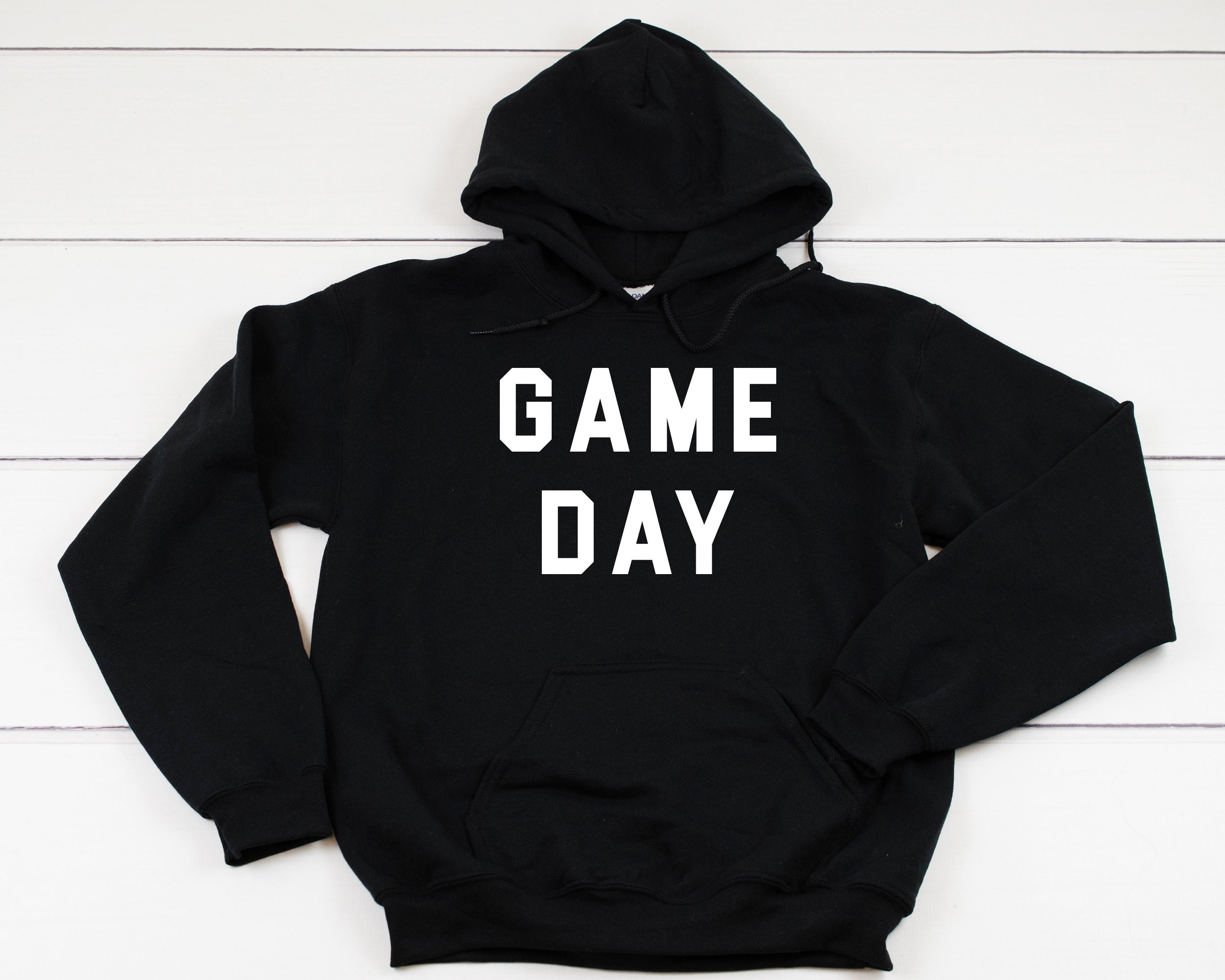 Game Day Heavy Blend Hooded Sweatshirt Hoodie, Football Mom Day, Football, Gameday, 12 Colors