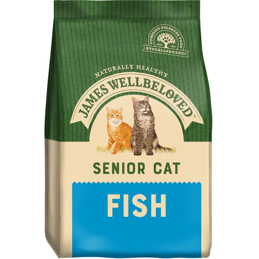 James Wellbeloved Senior 7+ Cat - Fish - 4kg