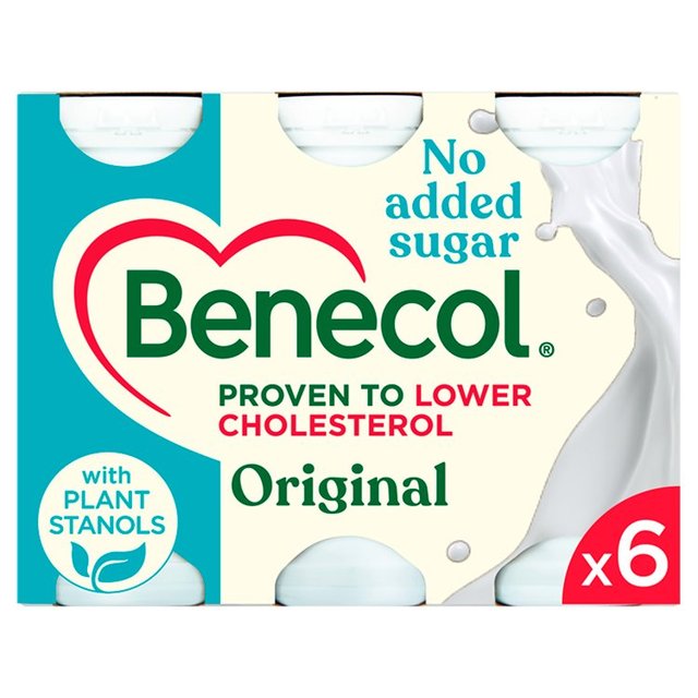 Benecol Cholesterol Lowering Original Yoghurt Drink No Added Sugar