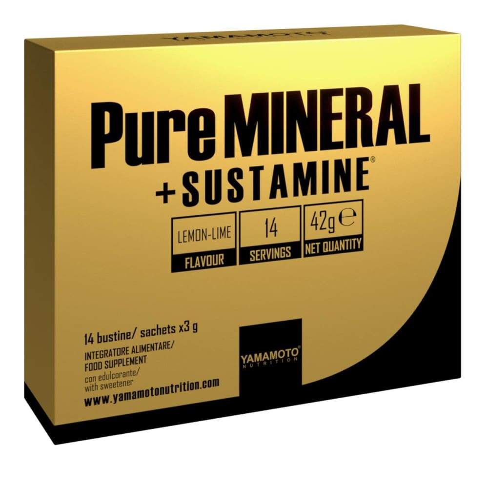 PureMineral + Sustamine, Lemon Lime - 14 x 3g