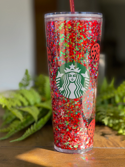 Buy Ladybug Starbucks Snowglobe Tumbler online