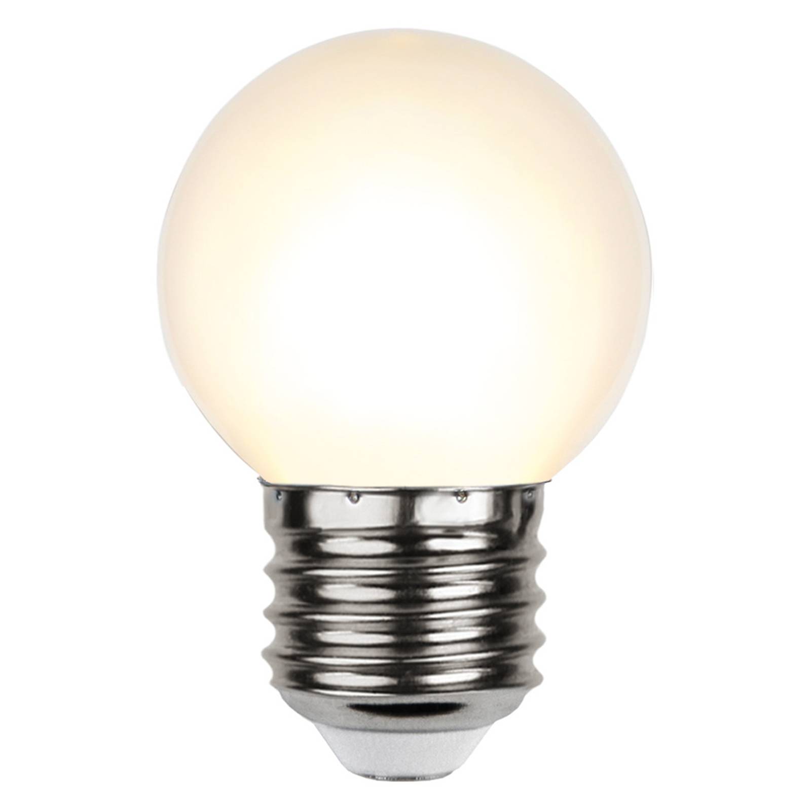 LED-lamppu E27 G45 valoketjuihin valkoinen 2 700 K