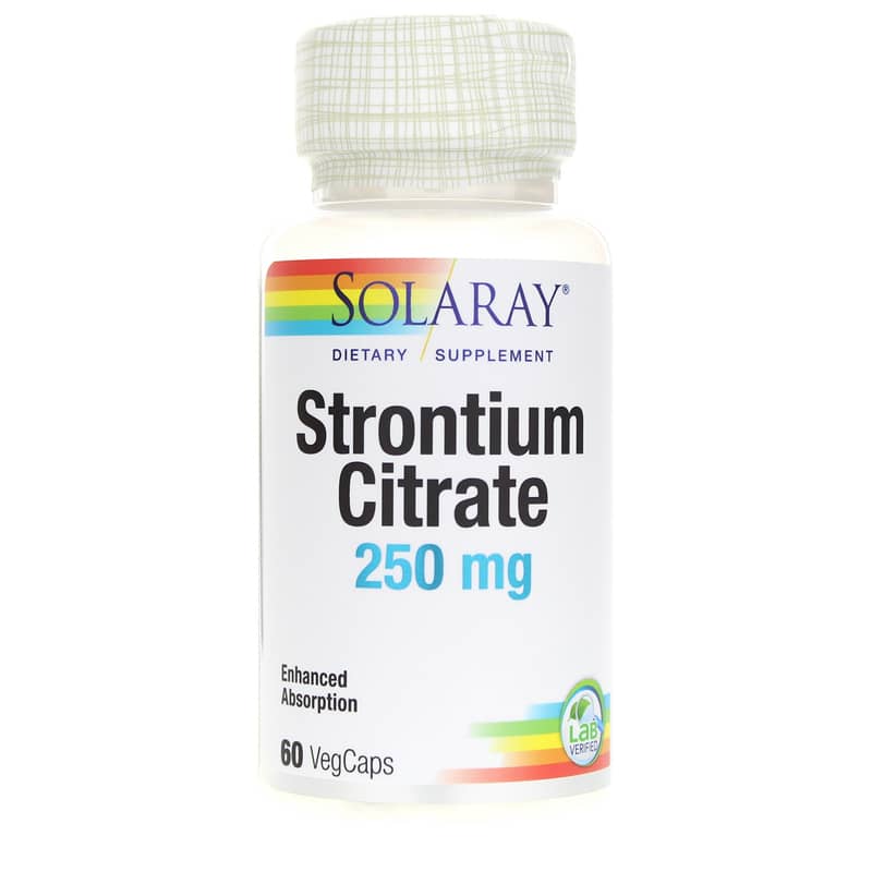 Solaray Strontium Citrate 60 Veg Capsules
