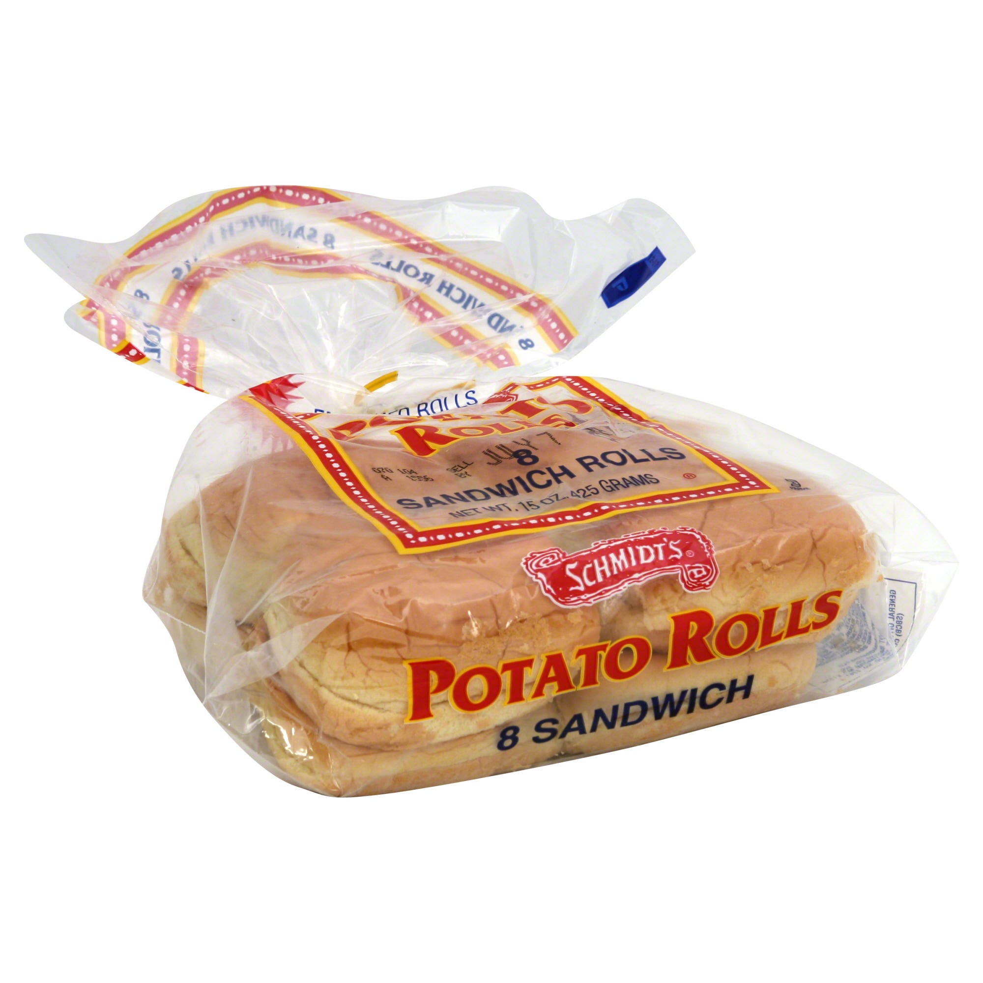 Schmidt Rolls, Potato, Sandwich - 15 oz, 8 ct