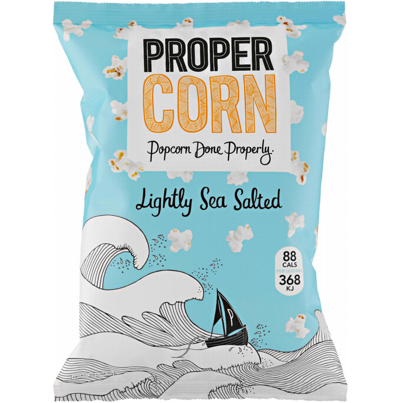 Popcorn "Sea Salted" 65g - 67% rabatt