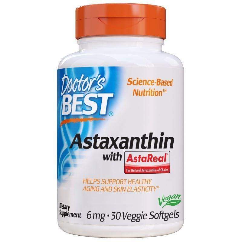 Astaxanthin with AstaReal, 6mg - 30 veggie softgels