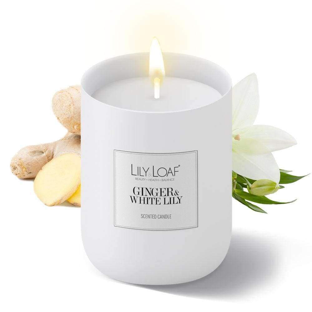 Ginger and White Lily Soy Wax Candle