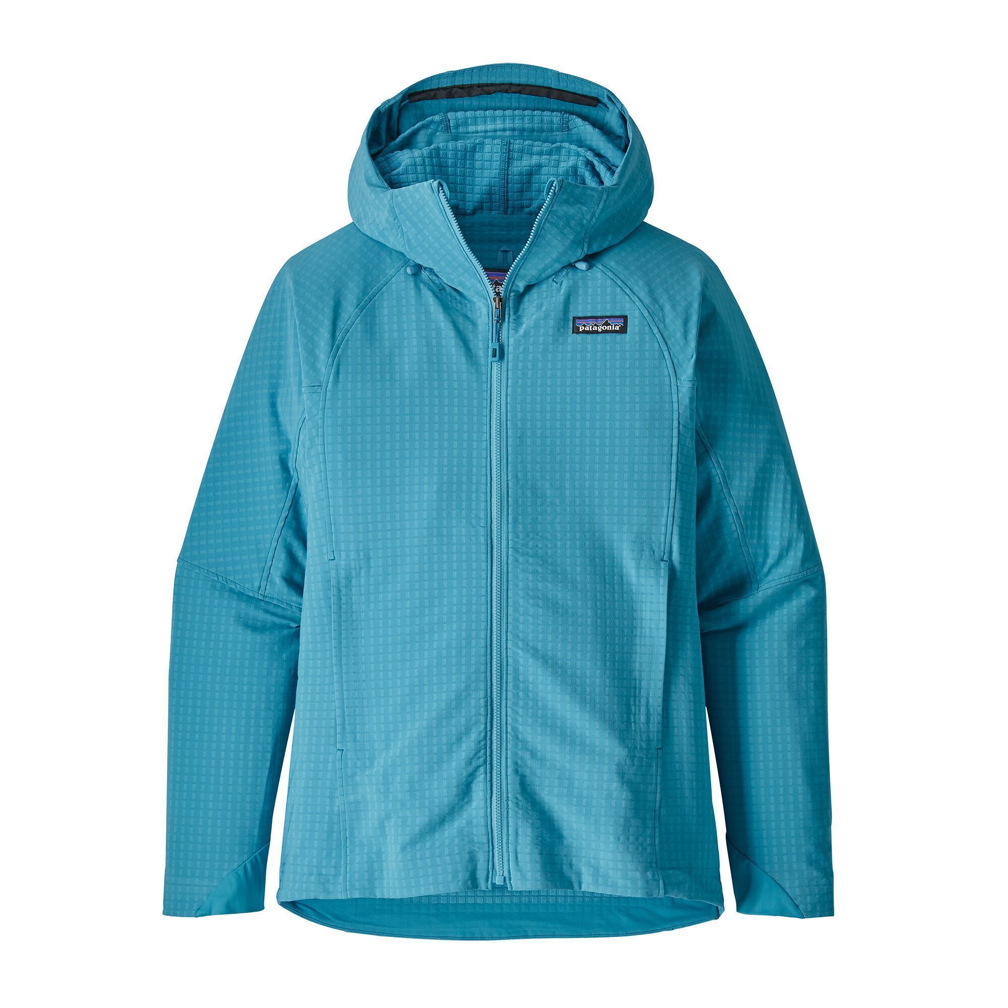 Patagonia Women's R1 TechFace Hoody - Recycled Polyester, Mako Blue / M