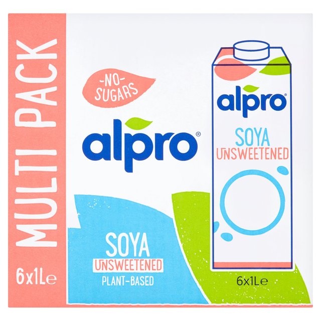 Alpro Longlife Unsweetened Soya Milk Alternative