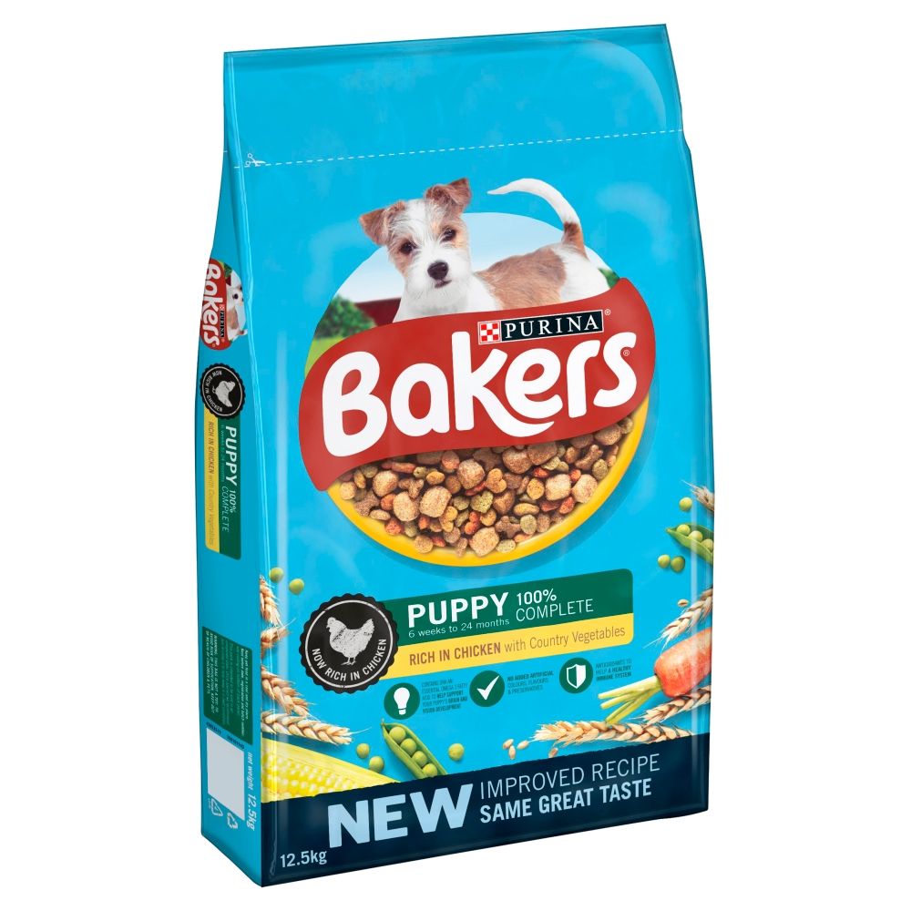 Bakers Puppy Rich in Chicken with Country Vegetables - Economy Pack: 2 x 12.5kg