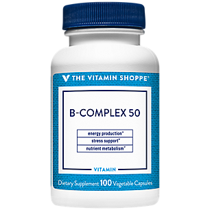 B-Complex 50 - Vitamin B Support for Energy Production & Nutrient Metabolism (100 Vegetarian Capsules)