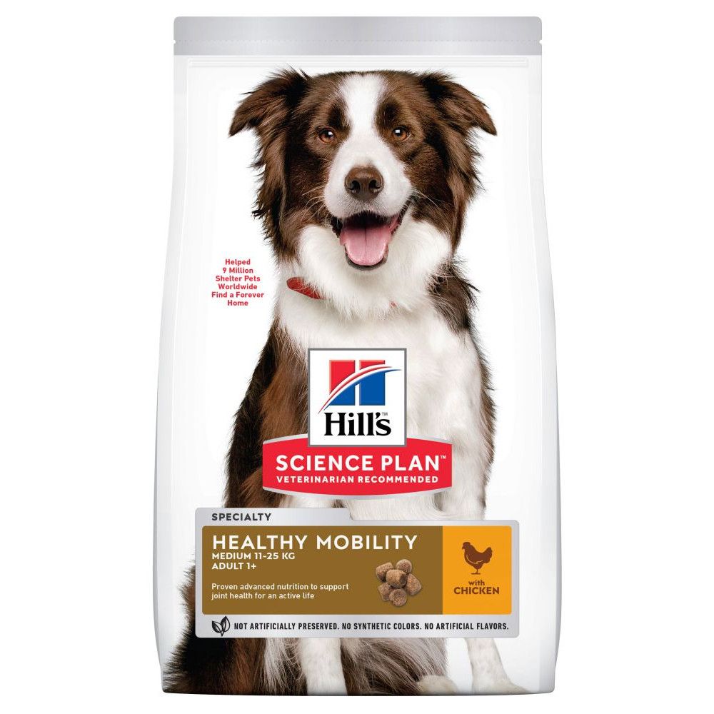 Hill's Science Plan Adult 1+ Healthy Mobility Medium with Chicken - Economy Pack: 2 x 14kg