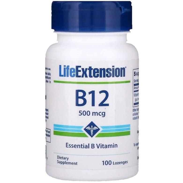 Vitamin B12, 500mcg - 100 lozenges