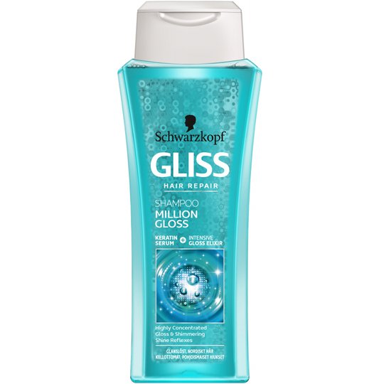 Shampoo "Million Gloss" 250ml - 29% alennus