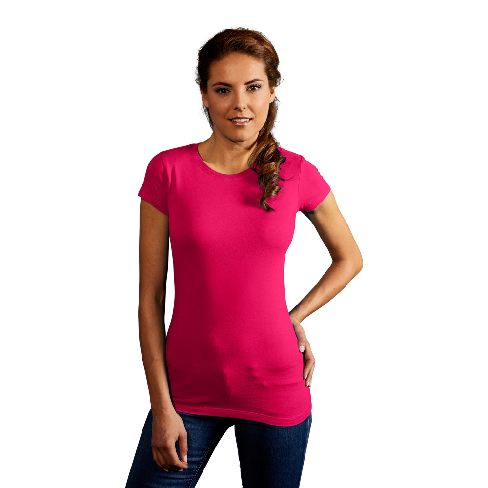 Bio T-Shirt Damen, Pink, XL