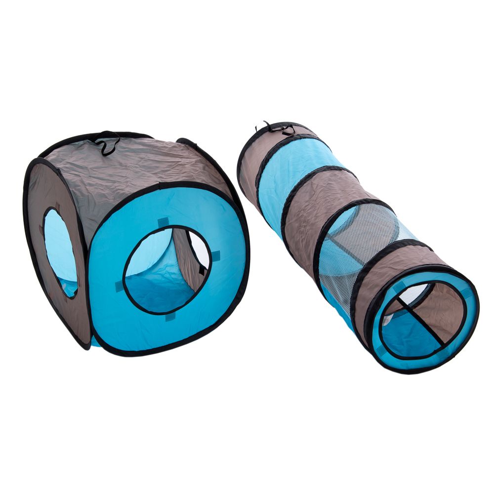 Connect 2-in-1 Cat Tunnel - 1 Set (1 Tunnel + 1 Dice)