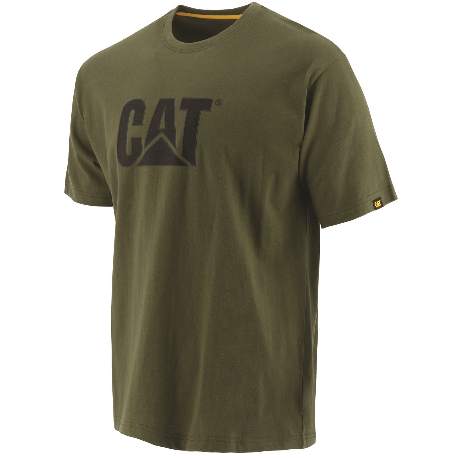 Caterpillar Men's Trademark Logo T-Shirt Various Colours 25301-42086 - Chive Sml