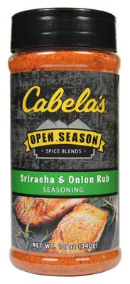 Cabela's Open Season Spice Blends Sriracha and Onion Rub Seasoning