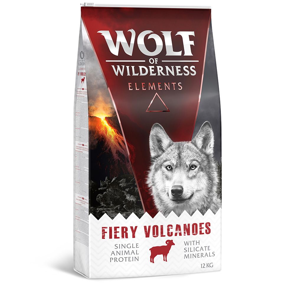 Wolf of Wilderness "Fiery Volcanoes" - Lamb - Economy Pack: 2 x 12kg