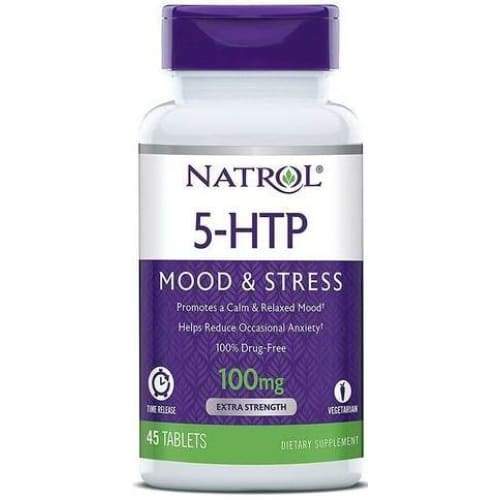 5-HTP Time Release, 100mg - 45 tablets