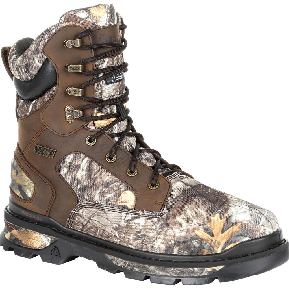 Rocky Size: 9.5 Medium Mens Realtree Edge Waterproof Outdoor Boots | RKS0416 M 095