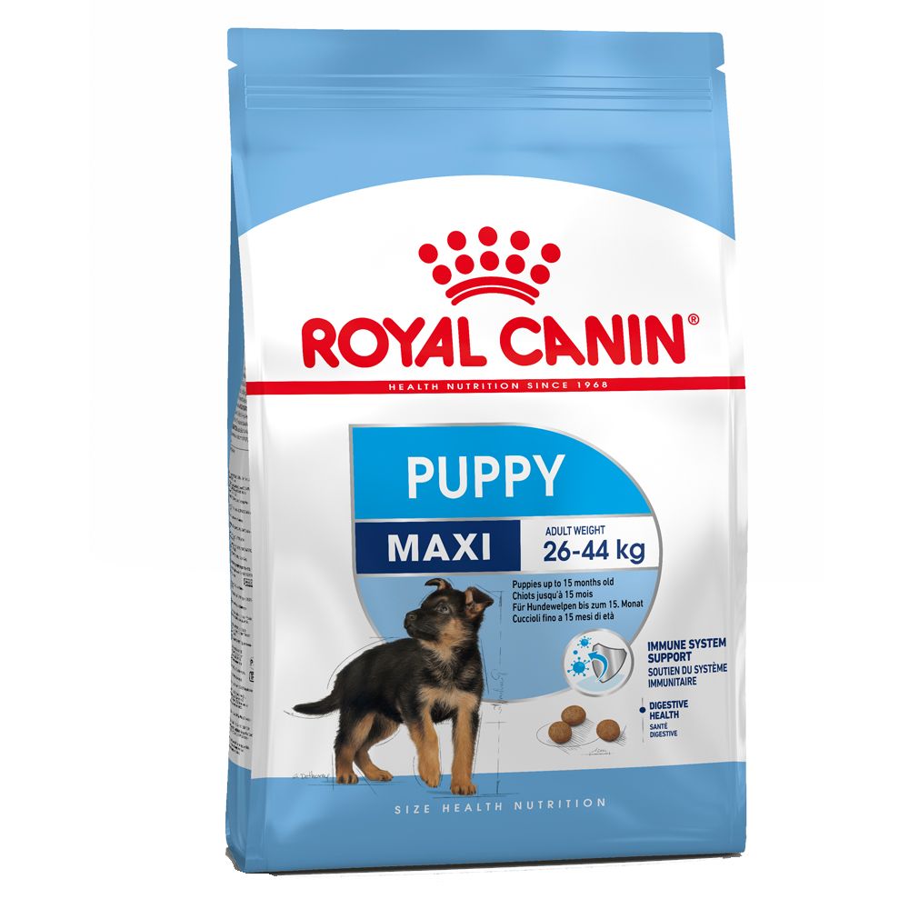 Royal Canin Maxi Puppy - Complementary: Royal Canin Wet Maxi Puppy (40 x 140g)