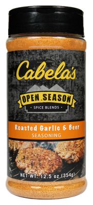 Cabela's Open Season Spice Blends Roasted Garlic & Beer Seasoning