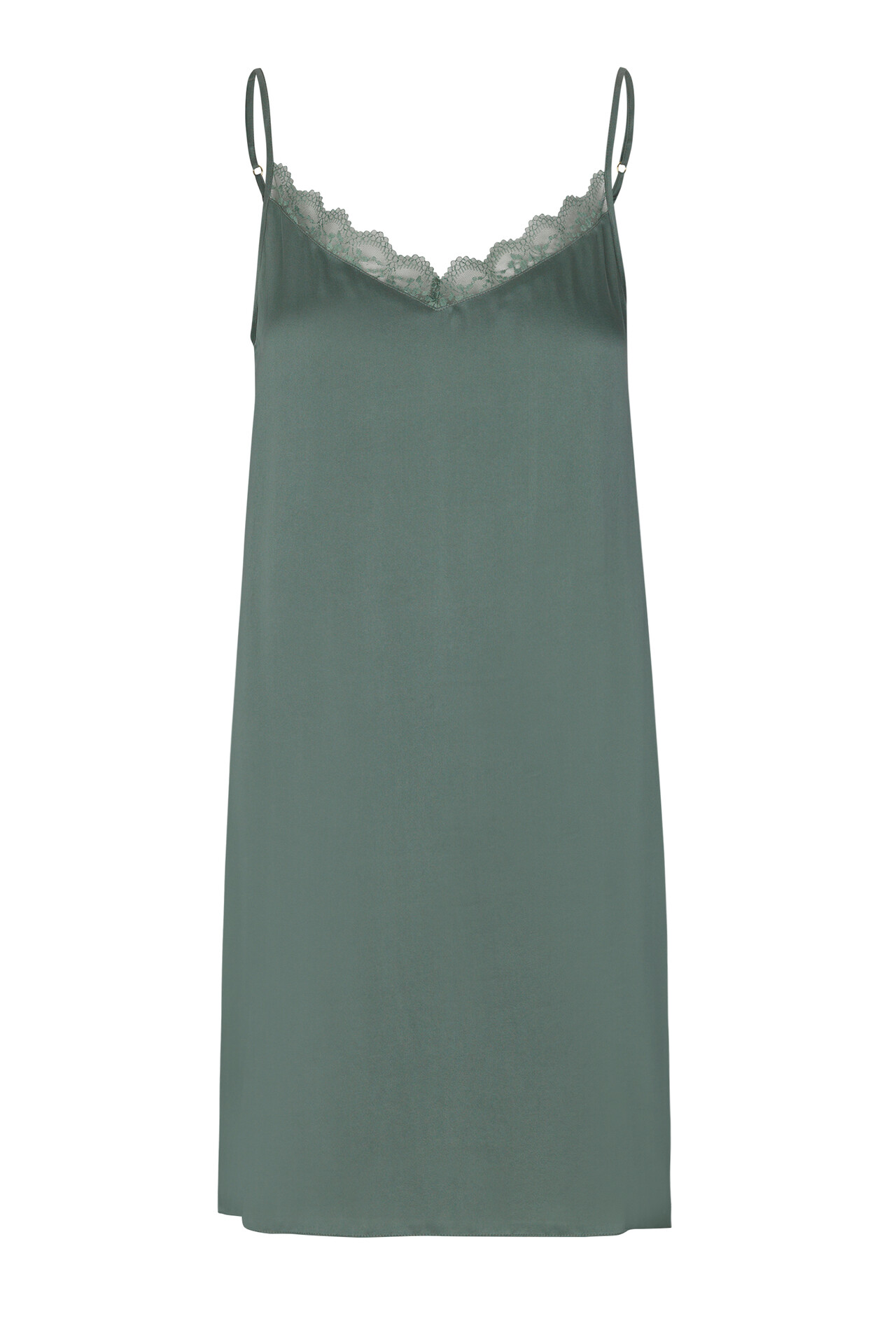 CRÉTON Anita strop kjole (MOSS GREEN L)